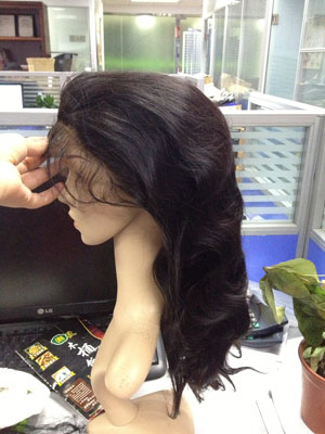 Virgin Human Hair Front Lace Wigs