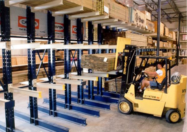 Flexible Double And Single Sided Cantilever Racks For Irregular Or Long Items