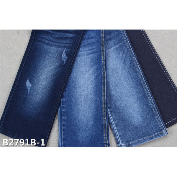10s Open End Yarn  Denim Fabric Ladies Stretch Jeans  Medium Weight  Full Width 160cm