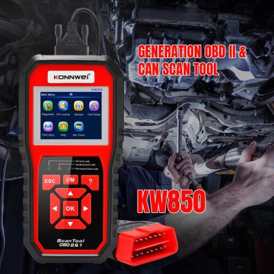 Analyseur de moteur d'Auto de lecteur de code de Konnwei kw850 12V oBD2 avec l'imprimante