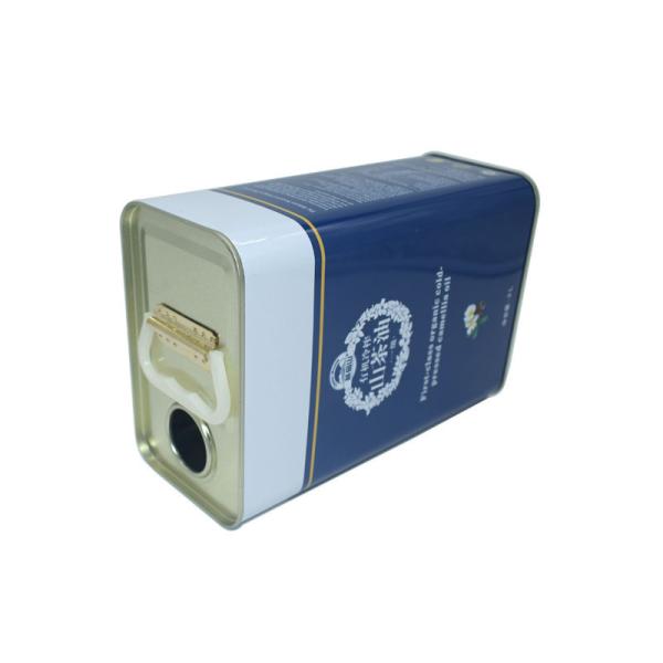 Food Packaging Cooking Olive Oil Tin Cans Customized Tinplate Material