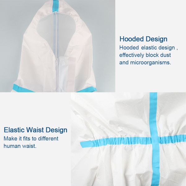 Verified Hospital Coverall Medical Protective Clothing Anti Virus