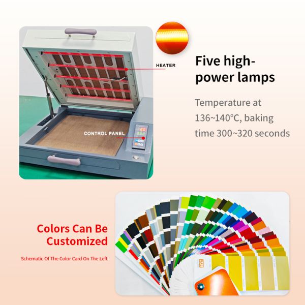 FCOLOR Double Layer DTF Dryer Oven New Multifunctional A3 Print Leading Pigment Manufacturing Curing