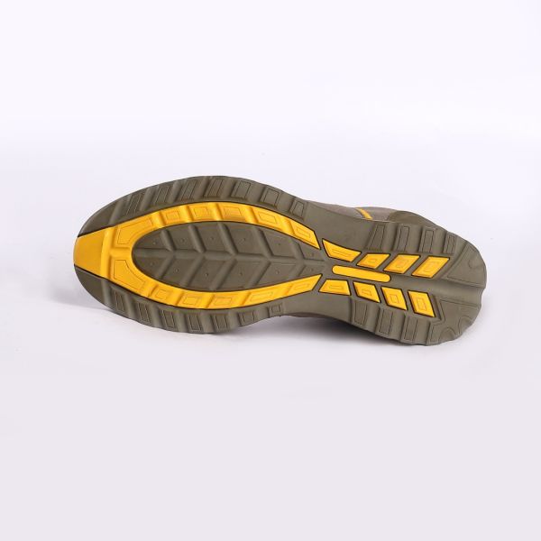 Shengjie резиновая подошва скольжение Пунктура устойчивая к разрыву Удобная EVA подошва Кожа верхняя безопасная нога Рабочие ботинки Безопасные ботинки