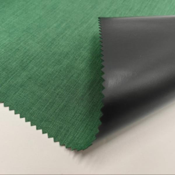 Green 300D Cation Fabric PVC Coated Fabric Color Card Available