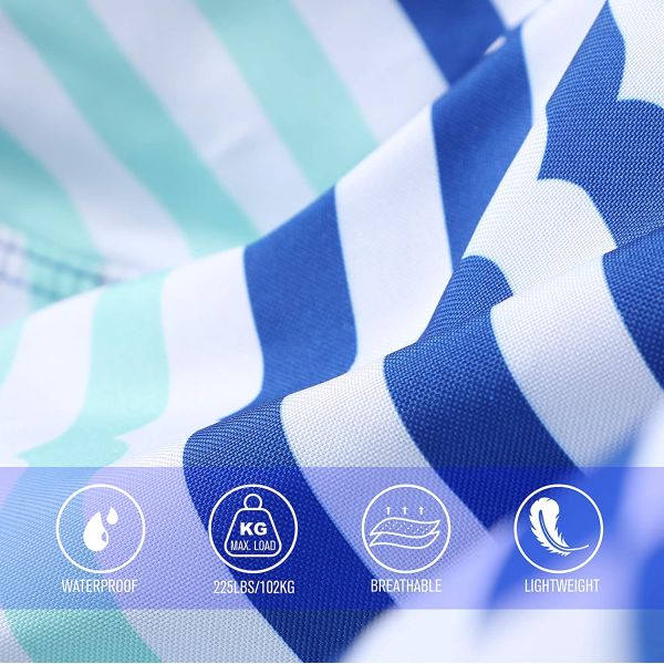 2.2 Pounds Aluminium Frame Folding Backpack Camping Chair