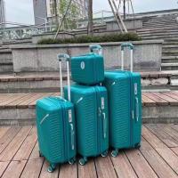 Prático porta-bagagens de transporte de peso reduzido, maleta de polipropileno para viagens escolares