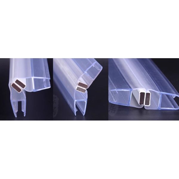 Transparent PVC Shower Door Plastic Seal Waterproof Shower Door Plastic Strips