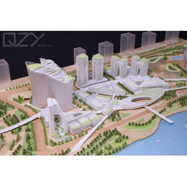 Nikken Sekkei - 1/1000 Проект Tencent Qianhai Большой городской комплекс