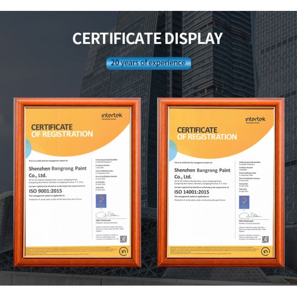 Автомобиль 200L акриловый Refinish покрытие цвета краски для пульверизатора 2K