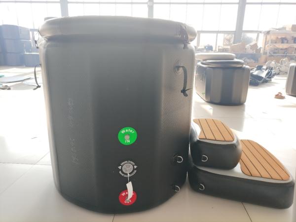 Portable Vertical Round Ice Bath Barrel Outdoor Cold Plunge Tub