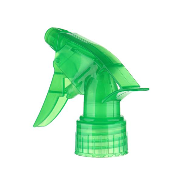 Customizable 28/410 Transparent Green PP Plastic Ergonomic Trigger Sprayer For Cleaning & Gardening