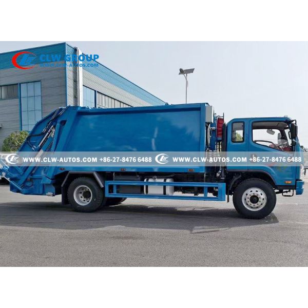 FAW 4x2 14m³ Compactor Garbage Truck – Rear-Loading Waste Compactor with Q345 Steel Body & PLC Hydraulic Control