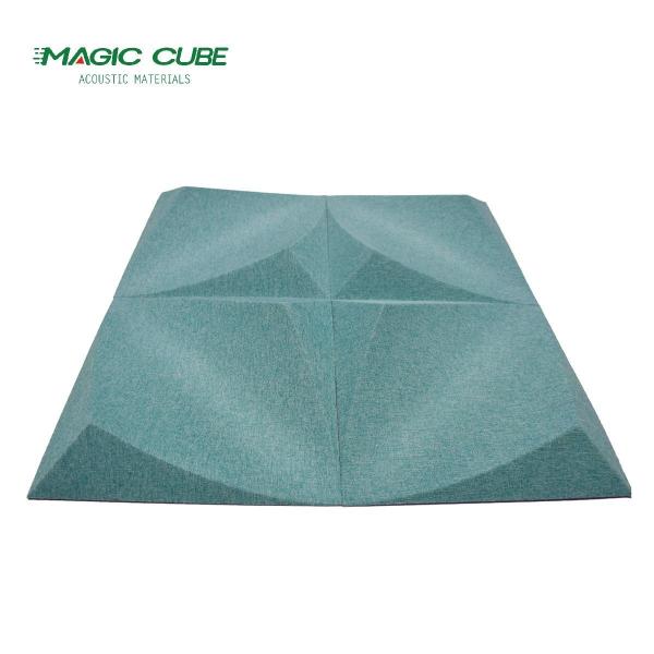 Customized Polyester Fiber Acoustic Panel 3D Eco Friendly For Office Building