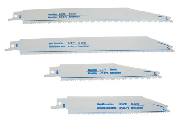Reciprocating saw blade  set  8pc Bi-Metal Demolition blade wood,wood with nails 10/14TPI 6/12TPI