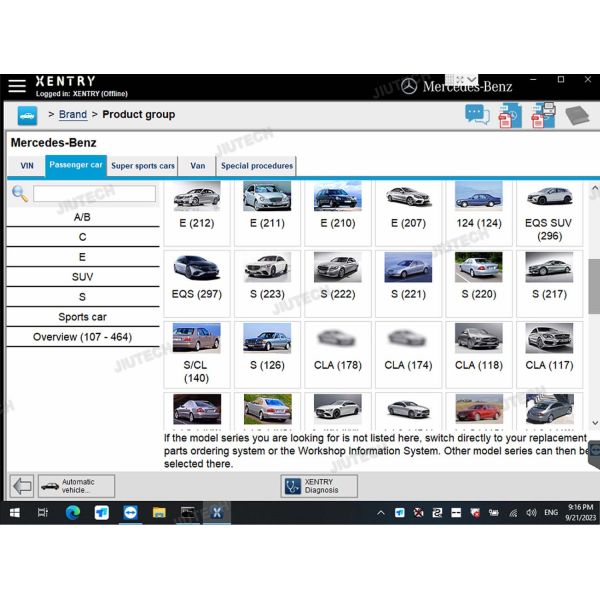 V2024 MB Star OEM C6 DOIP Multiplexer VCI SD Connect XENTRY VCI Диагностический инструмент с планшетом Getac F110