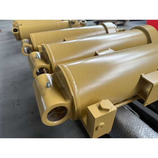 Hard Chrome Plated Luffing Hydraulic Double Acting Ram Cylinder For Construction Machinery