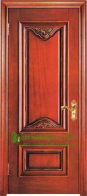Lacquer Finish 40mm Solid Timber Entry Door For Apartment, Outward Opening External Door