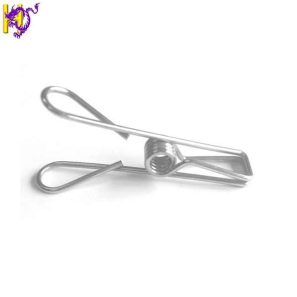 U Shaped Stainless Steel Torsion Coil Spring Clip for Clothes Pin