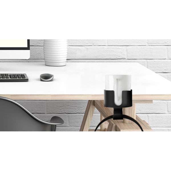 Desk Cup Holder with Headphone Hanger Keep Your Drinks and Headphones in Place