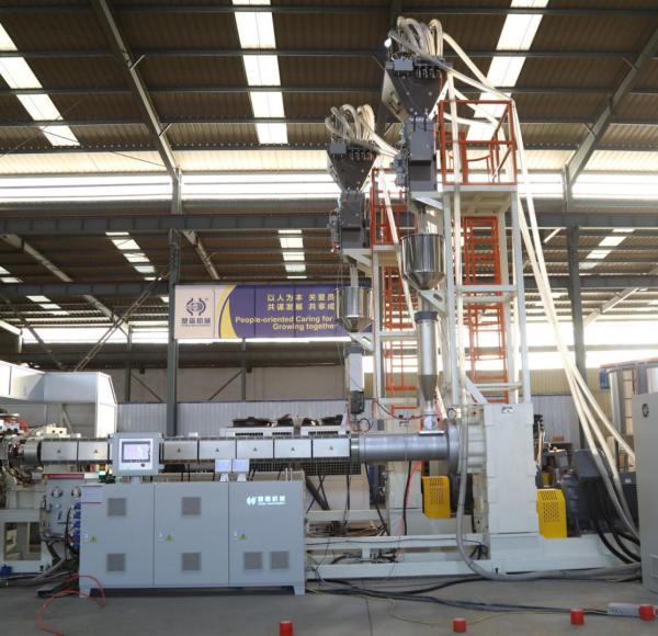 Drainage Sewage PP PE PVC Corrugated Tube Machine With High Automatic System