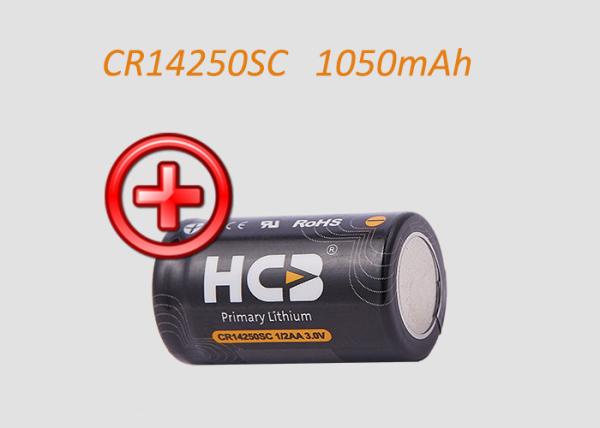 1/2AA CR14250SC Lithium Primary Battery 1050mAh For Smoke Alarm Sensor