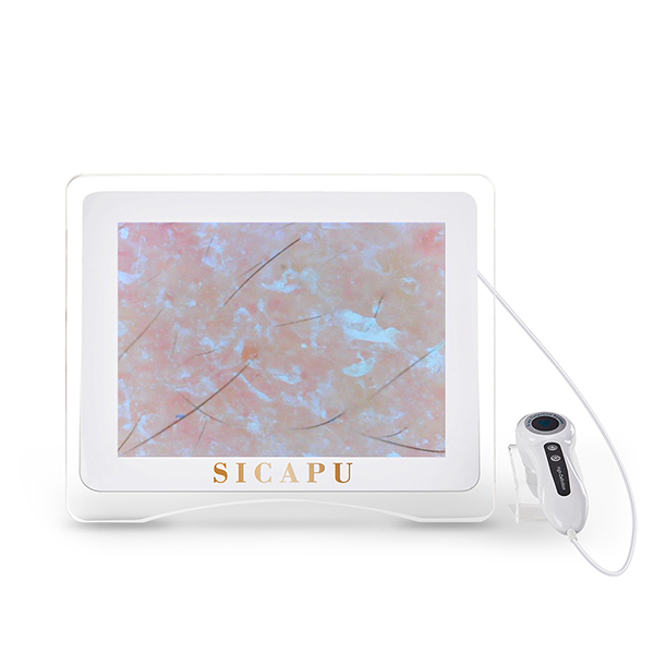 Equipo analizador de piel HD de alta precisión de 15 pulgadas para clínicas de spa y salones de belleza