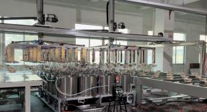 High Output Food Safety Tableware Tray Bowl Internal Coating Production Line For