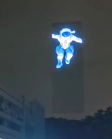 P50 Lightweight Drone Flying Led Screen LED Floating Display for Outdoor City Light Show Events Product Launch Stage Performance Public Advertising