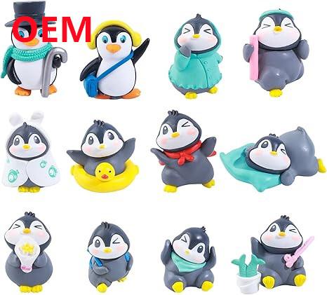 Customized Plastic Figure Toy Made PVC Dolls OEM Cute Animals For Kid