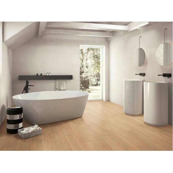 Плитка зерна SGS бежевая естественная деревянная, плитки пола оформления длины процентов 1200MM W.A 0,05