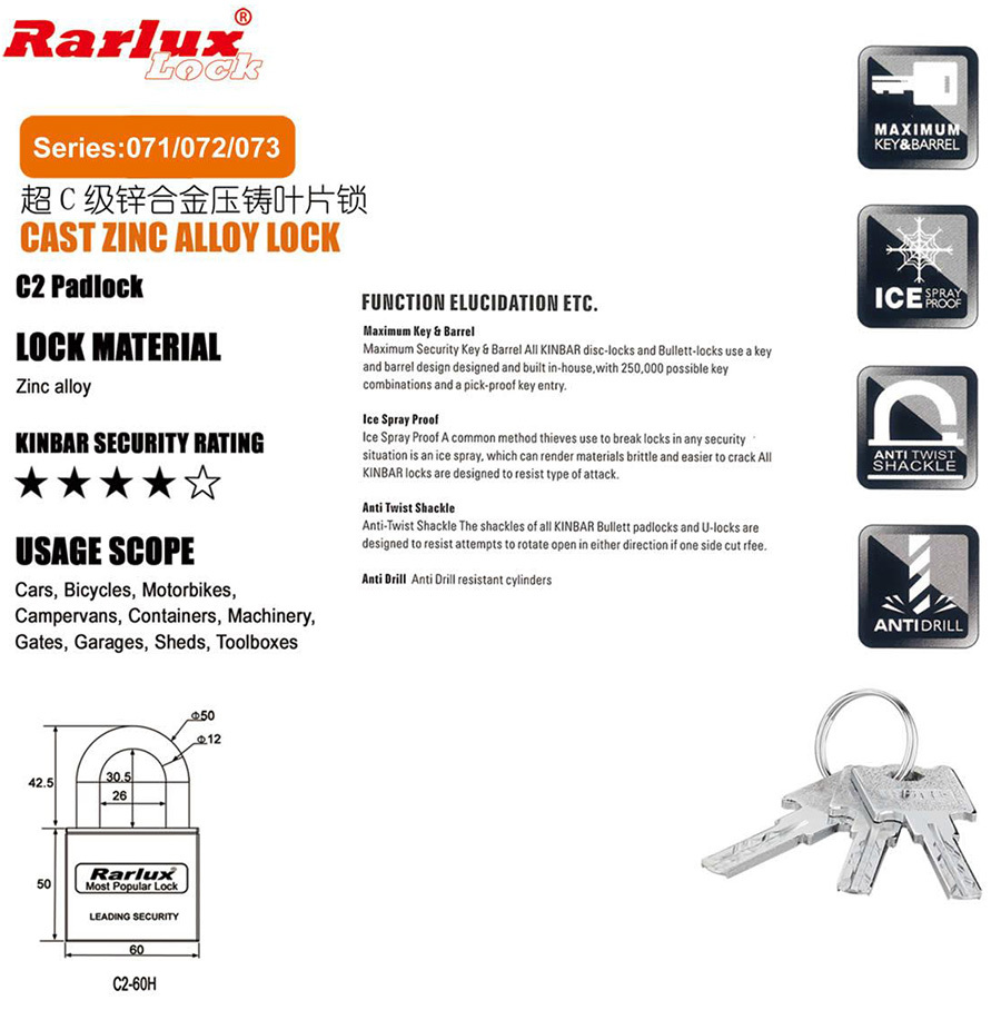 CAST ZING ALLOY LOCK