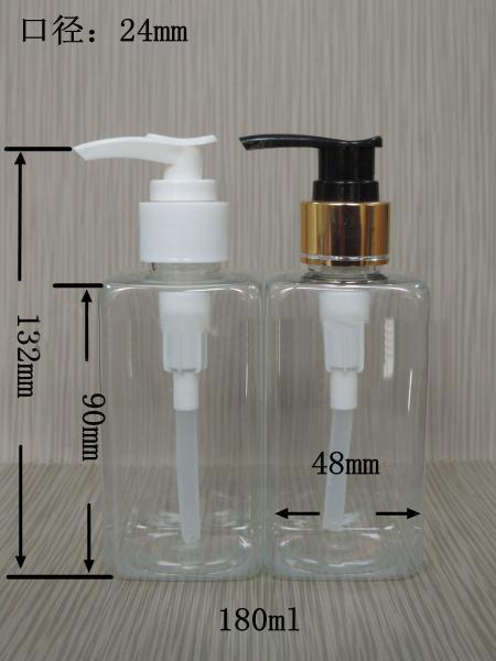 180ML Round Cosmetic PET/HDPE Bottles With the scale Supplier Spray bottle,Lotion cap