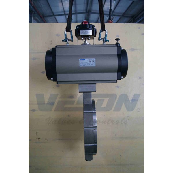 Pneumatic Bray Butterfly Valves With Switches / Solenoids & Positioners