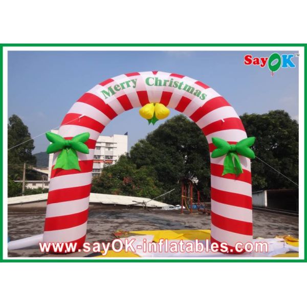 PVC Inflatable Holiday Decorations , Party Inflatable Christmas Arch
