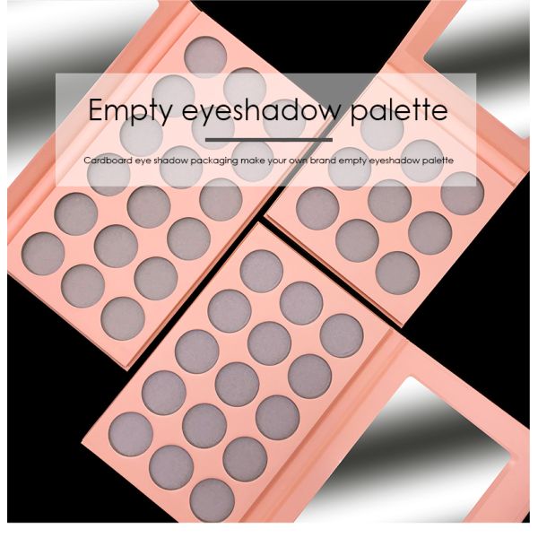 Палитра теней для век квадрата доски искусства бумажная CCNB пустая готовит 15 30 цветов