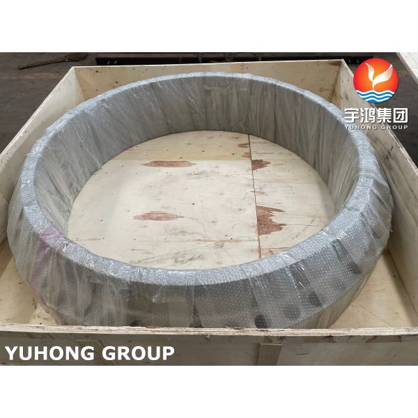 ASME SA105 Flange de cuerpo de acero forjado de carbono en la cáscara para intercambiador de calor