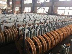 SHDN660 Steel-Frame Single Conductor Stringing Block | 660mm Transmission Line Pulley
