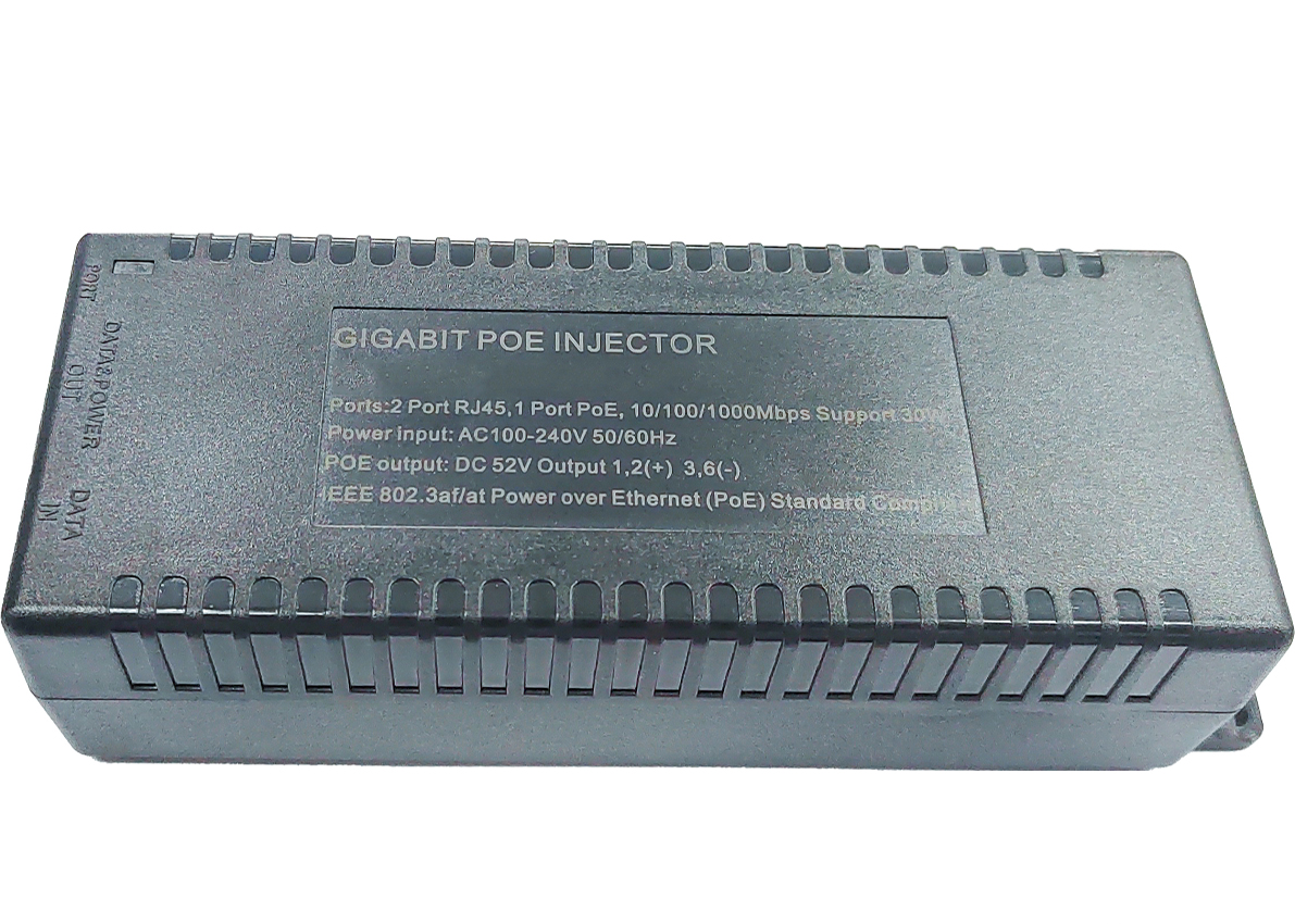 30w Гигабитный Poe Injector с Ieee 802.3af/At/Bt Power Over Ethernet End Span Pse