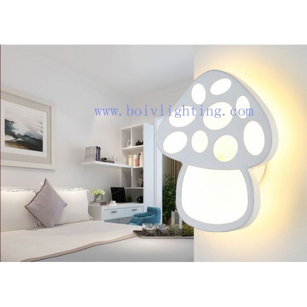 Modern LED Wall Lamp Fixture Small Mushroom Wall Lighting For Childrn