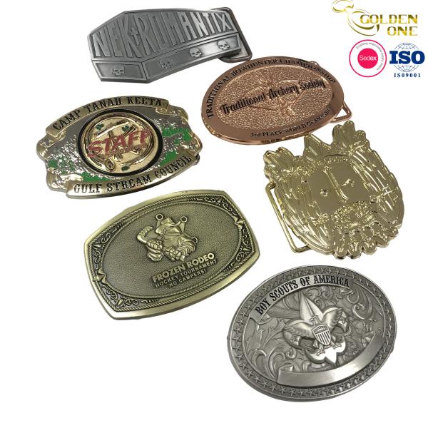 Metal Custom Made Belt Buckles Zinc Alloy Garment Accessories