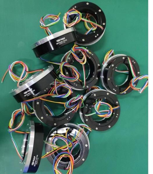 7 Circuits 5A 6000rpm Pancake Slip Ring With Precious Metal Contact