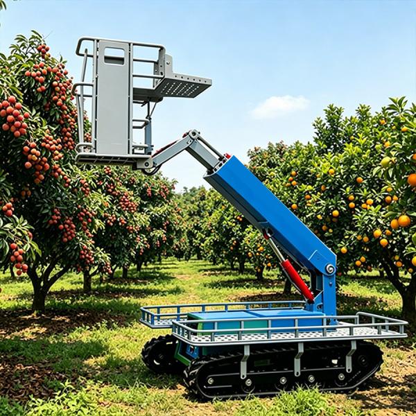 Wetland Conservation Towable Construction Boom Lift 50 Ft 48V Single Person