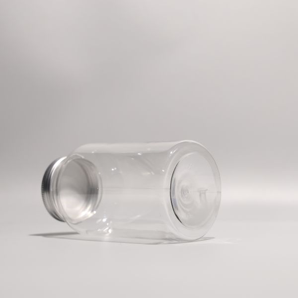 500ml Crystal Clear Empty PET Bottle Transparent Plastic Storage Bottles With Screw Lids