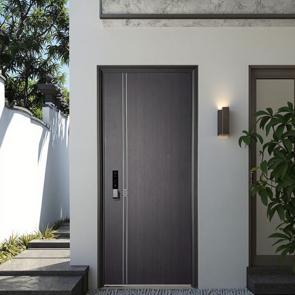 Villa Cold Rolled Steel Gate Door Modern Farmhouse Secure Front Entry Door