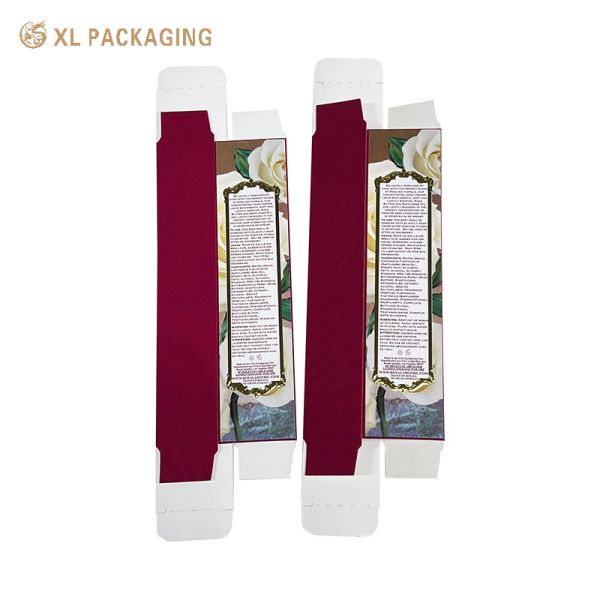 Luxury Printed Foldable Paper Card Box Eco‑Friendly for Lipstick Cosmetic Serum Bottle