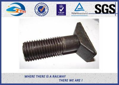 Q235 5.6 8.8 Class HS26 / HS32 Railway Bolt Plain Railroad Bolts