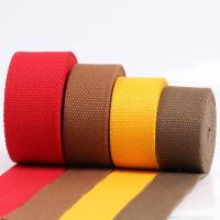 Faixa de algodão de poliéster marrom-vermelho para sacos e malas