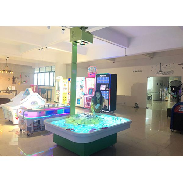 Ar Interactive Floor Projector Magic Sand Table 1-8 Players 1.8x 1.4×0.6m