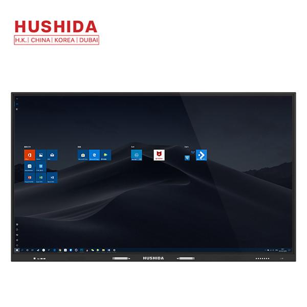 HUSHIDA o tela táctil capacitivo 4mm de 65 polegadas moderou o whiteboard interativo de vidro para a classe inteligente